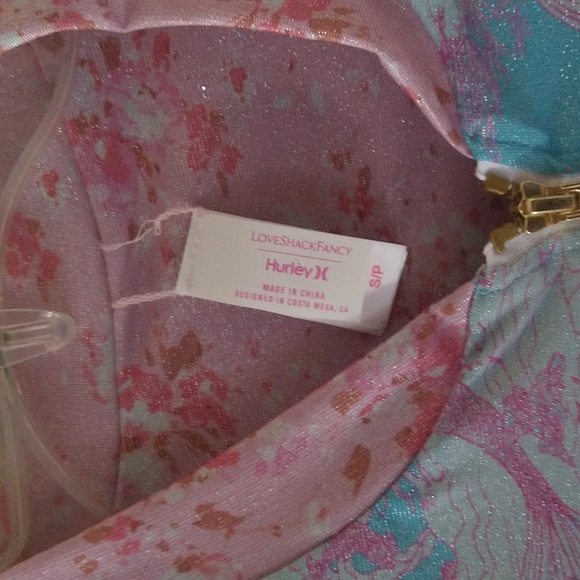 Hurley under the sea cropped bomber loveshackfancy bomber jacket size small - Picture 4 of 8